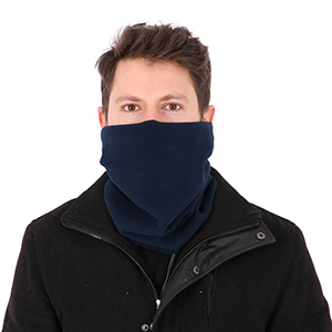 Balaclava Masculina em Tecido Soft Microfleece Azul Marinho 