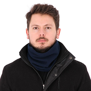 Balaclava Masculina em Tecido Soft Microfleece Azul Marinho 