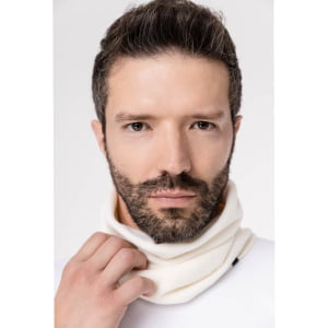 Balaclava Masculina em Tecido Soft Microfleece Off White