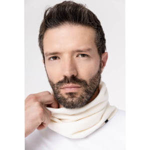 Balaclava Masculina em Tecido Soft Microfleece Off White