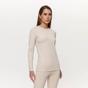 Blusa Térmica Feminina Segunda Pele - 2020 Bege