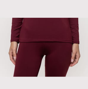 Blusa Térmica Feminina Segunda Pele - 2020 Bordô