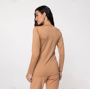 Blusa Térmica Feminina Segunda Pele - 2020 Camel
