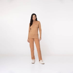 Blusa Térmica Feminina Segunda Pele - 2020 Camel