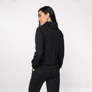 Blusa Térmica Feminina Canelada Gola Alta - 3221 Preto