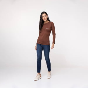 Blusa Térmica Feminina Segunda Pele - 2020 Conhaque
