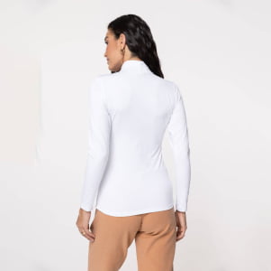 Blusa Térmica Feminina Segunda Pele Gola Alta - 2033 Branca
