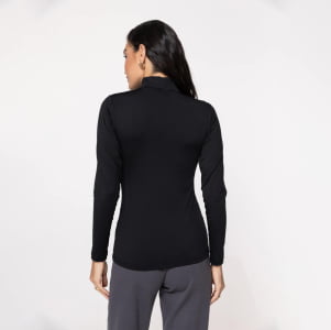 Blusa Térmica Feminina Segunda Pele Gola Alta - 2033 Preta