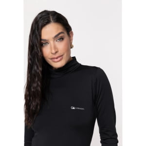 Blusa Térmica Feminina Segunda Pele Gola Alta - 2033 Preta