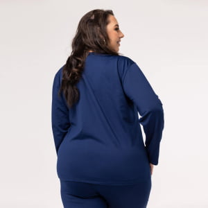 Blusa Térmica Feminina Segunda Pele Plus Size - 2020E Azul Marinho