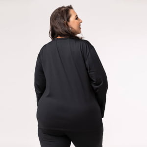 Blusa Térmica Feminina Segunda Pele Plus Size - 2020E Preta