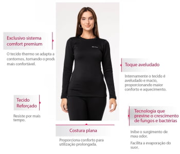 Blusa Térmica Feminina 