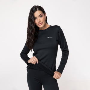 Blusa Térmica Feminina Segunda Pele Spesso - 919 Preta