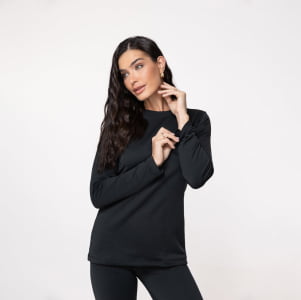 Blusa Térmica Feminina Segunda Pele Spesso - 919 Preta