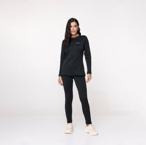 Blusa Térmica Feminina Segunda Pele Spesso - 919 Preta