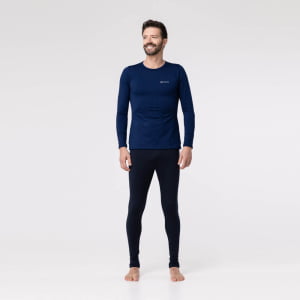 Blusa Térmica Masculina Segunda Pele - Azul Marinho