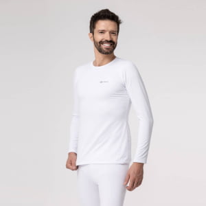 Blusa Térmica Masculina Segunda Pele - Branca