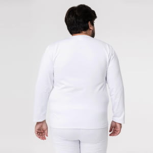 Blusa Térmica Masculina Segunda Pele Plus Size - 2020E Branca