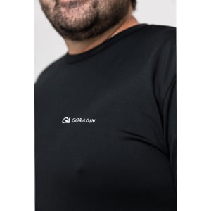 Blusa Térmica Masculina Segunda Pele Plus Size - 2020E Preto