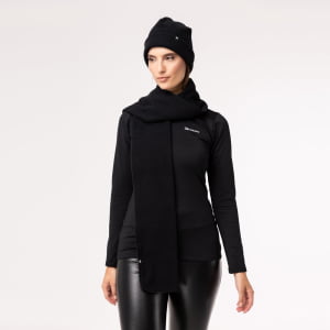 Cachecol Térmico Microfleece Feminino Preto