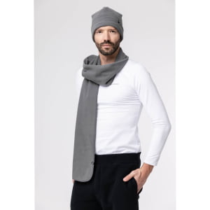 Cachecol Térmico Microfleece Masculino Chumbo