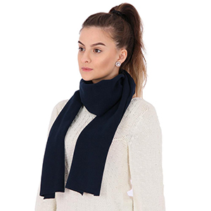 Cachecol Térmico Microfleece Feminino Azul Marinho