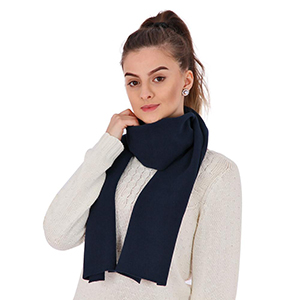 Cachecol Térmico Microfleece Feminino Azul Marinho