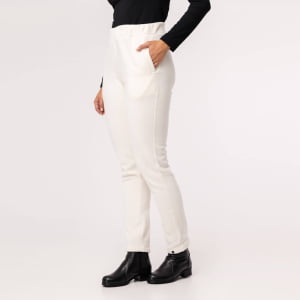 Calça Fleece Térmica Feminina - 2008 Off White