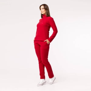 Calça Fleece Térmica Feminina - 2008 Vermelho