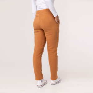 Calça Fleece Térmica Feminina Forrada em Lã - 899 Camel