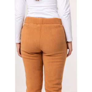 Calça Fleece Térmica Feminina Forrada em Lã - 899 Camel