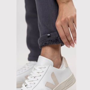 Calça Fleece Térmica Feminina Forrada em Lã - 899 Chumbo
