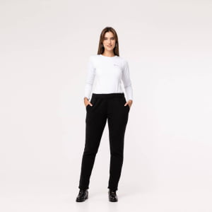 Calça Fleece Térmica Feminina Forrada em Lã - 899 Preto