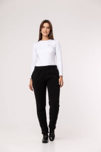 Calça Fleece Térmica Feminina Forrada em Lã - 899 Preto