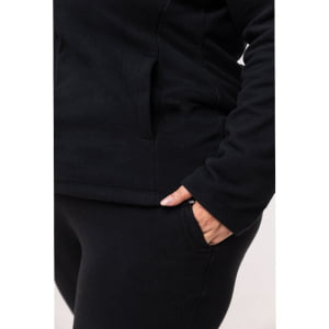 Calça Fleece Térmica Plus Size Feminina - 2008 Preto 