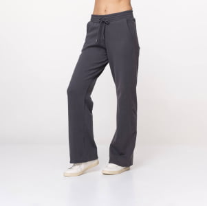 Calça Pantalona Malha Comfy Feminina - 3230 Chumbo