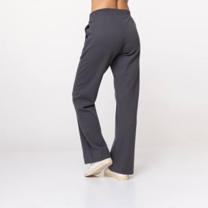 Calça Pantalona Malha Comfy Feminina - 3230 Chumbo