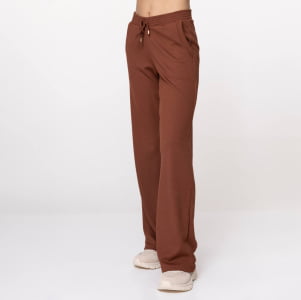 Calça Pantalona Térmica Feminina Canelada - 3231 Conhaque
