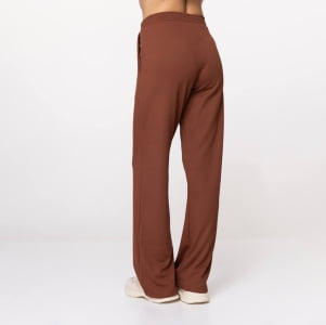Calça Pantalona Térmica Feminina Canelada - 3231 Conhaque
