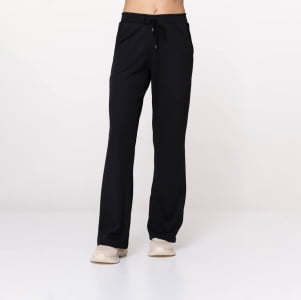 Calça Pantalona Térmica Feminina Canelada - 3231 Preto