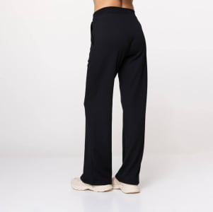 Calça Pantalona Térmica Feminina Canelada - 3231 Preto