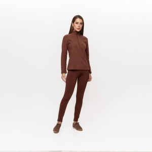 Calça Térmica Feminina Segunda Pele - Conhaque