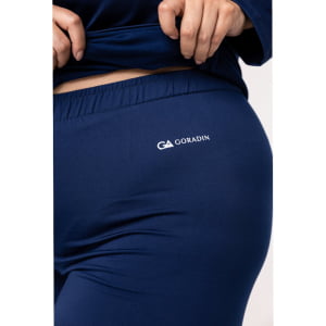 Calça Térmica Feminina Segunda Pele Plus Size - 898E Azul Marinho