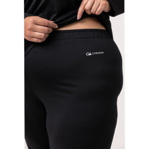 Calça Térmica Feminina Segunda Pele Plus Size - 898E Preta