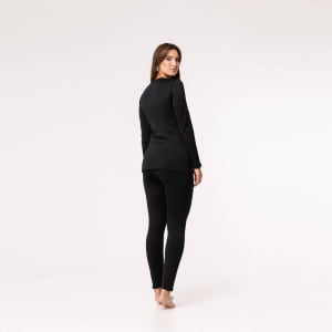 Calça Térmica Feminina Segunda Pele - Preta