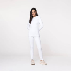 Calça Térmica Feminina Segunda Pele Spesso - 921 Branco