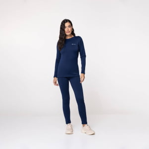 Calça Térmica Feminina Segunda Pele Spesso - 921 Marinho