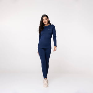 Calça Térmica Feminina Segunda Pele Spesso - 921 Marinho