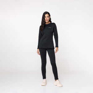 Calça Térmica Feminina Segunda Pele Spesso - 921 Preta