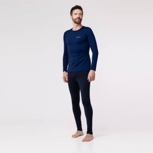 Calça Térmica Masculina Segunda Pele - Azul Marinho